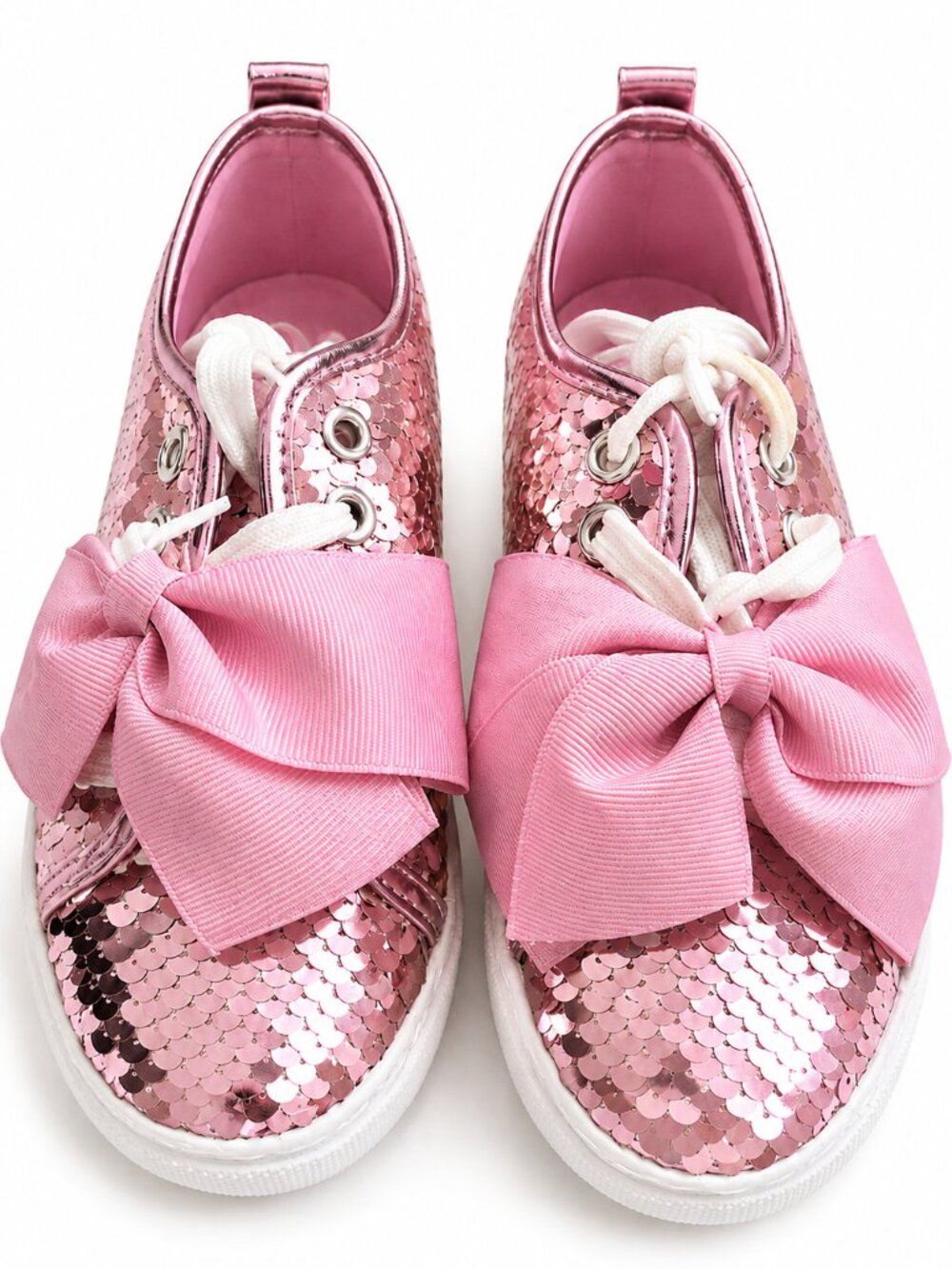 JoJo Siwa Sequin Sneakers Little Girls Size 13 - Picture 2 of 6
